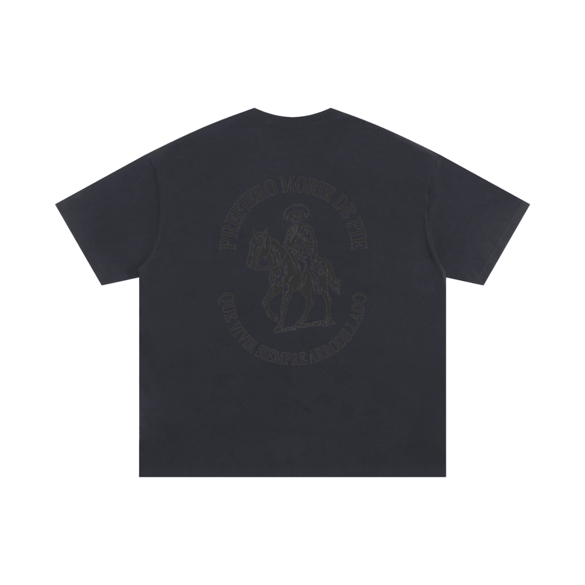 ZAPATA TEE black on black
